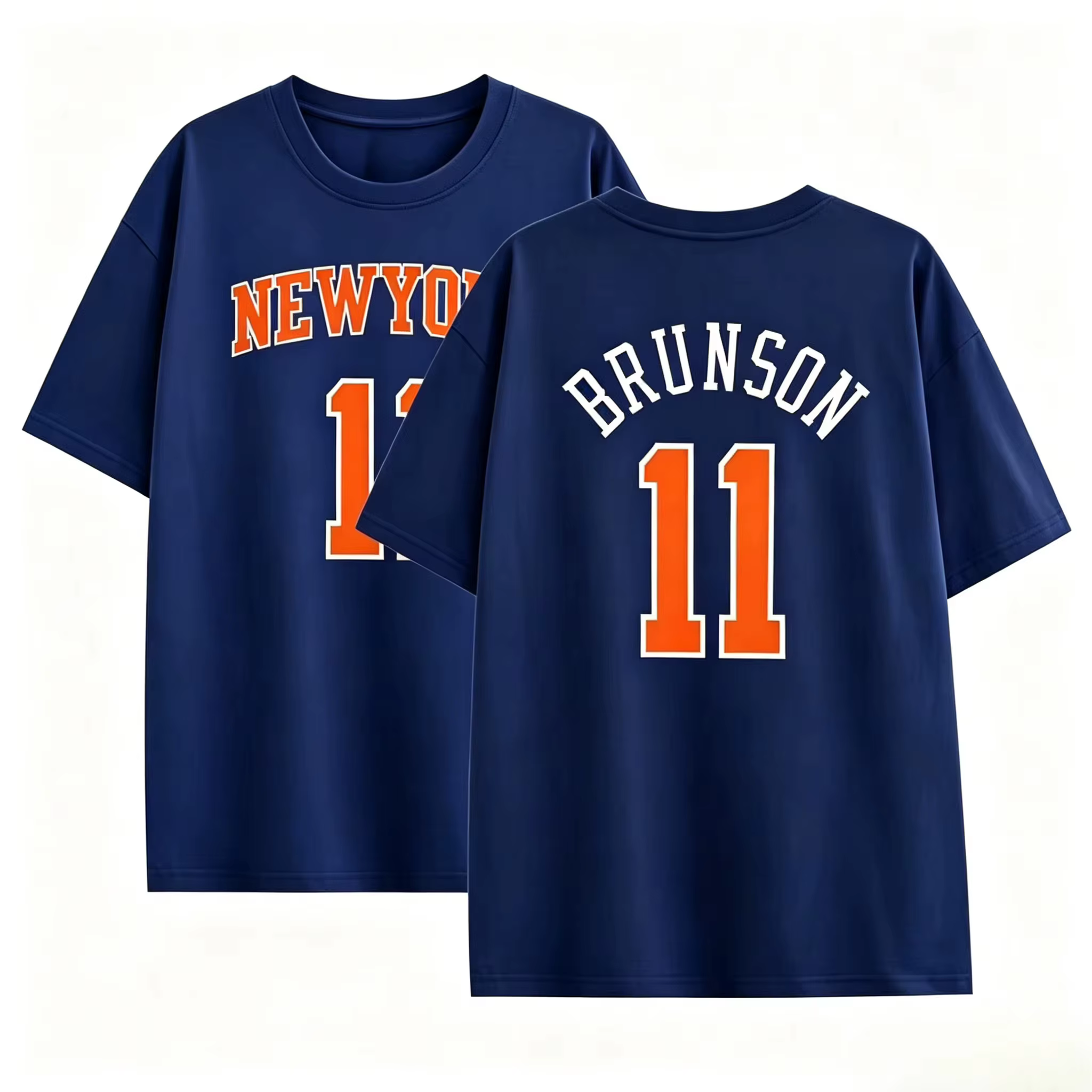 New York Jalen Brunson No. T-shirt 11, été 2026, vêtements pour hommes et femmes, streetwear, Y2K, c