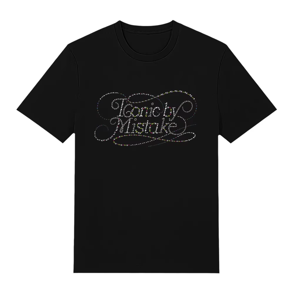 KATSEYE Iconic By Mistake T-shirts tendance décontractés imprimés pour femmes, en coton, à manches c