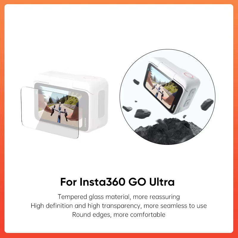 Accessoires officiels Insta360 - Kit combiné caméra Go Ultra, protecteur d'écran, etc., compatible a