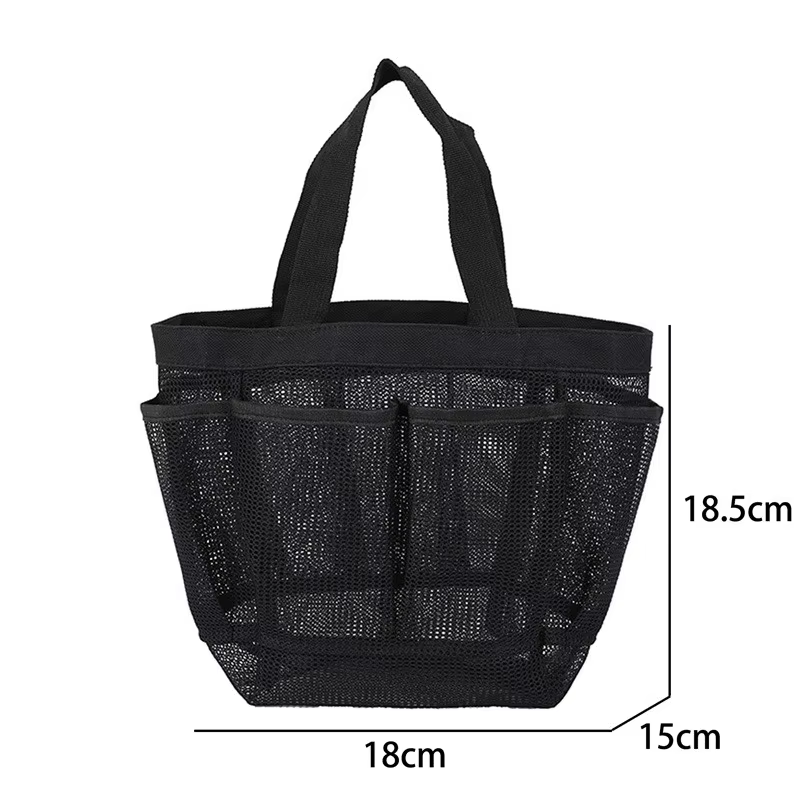 Sac de Douche Portable en Maille, Sac de Plage, Sac de Voyage, Sac de Rangement, Sac de Bain, Idéal 