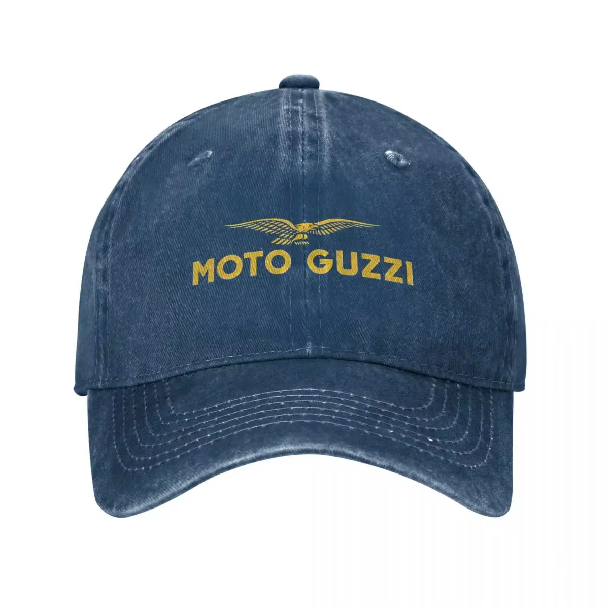 Casquette de Baseball unisexe en Denim vieilli, décontractée, course de Moto, italie, aigle, casquet