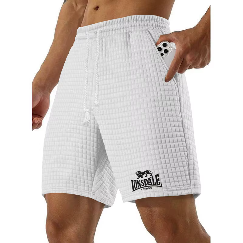 Short de basket-ball imprimé LONSDALE pour hommes, décontracté, frais et respirant, idéal pour les s