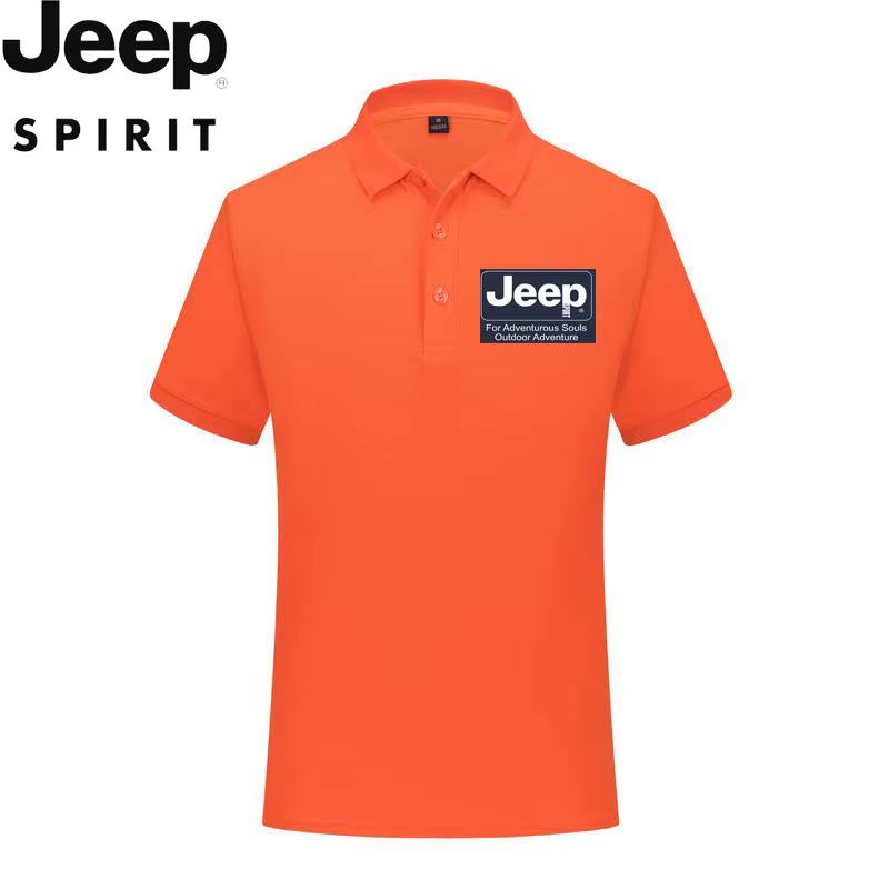 T-shirts et polos pour hommes JEEP, nouvelle collection été 2026, hauts de sport d'extérieur à sécha