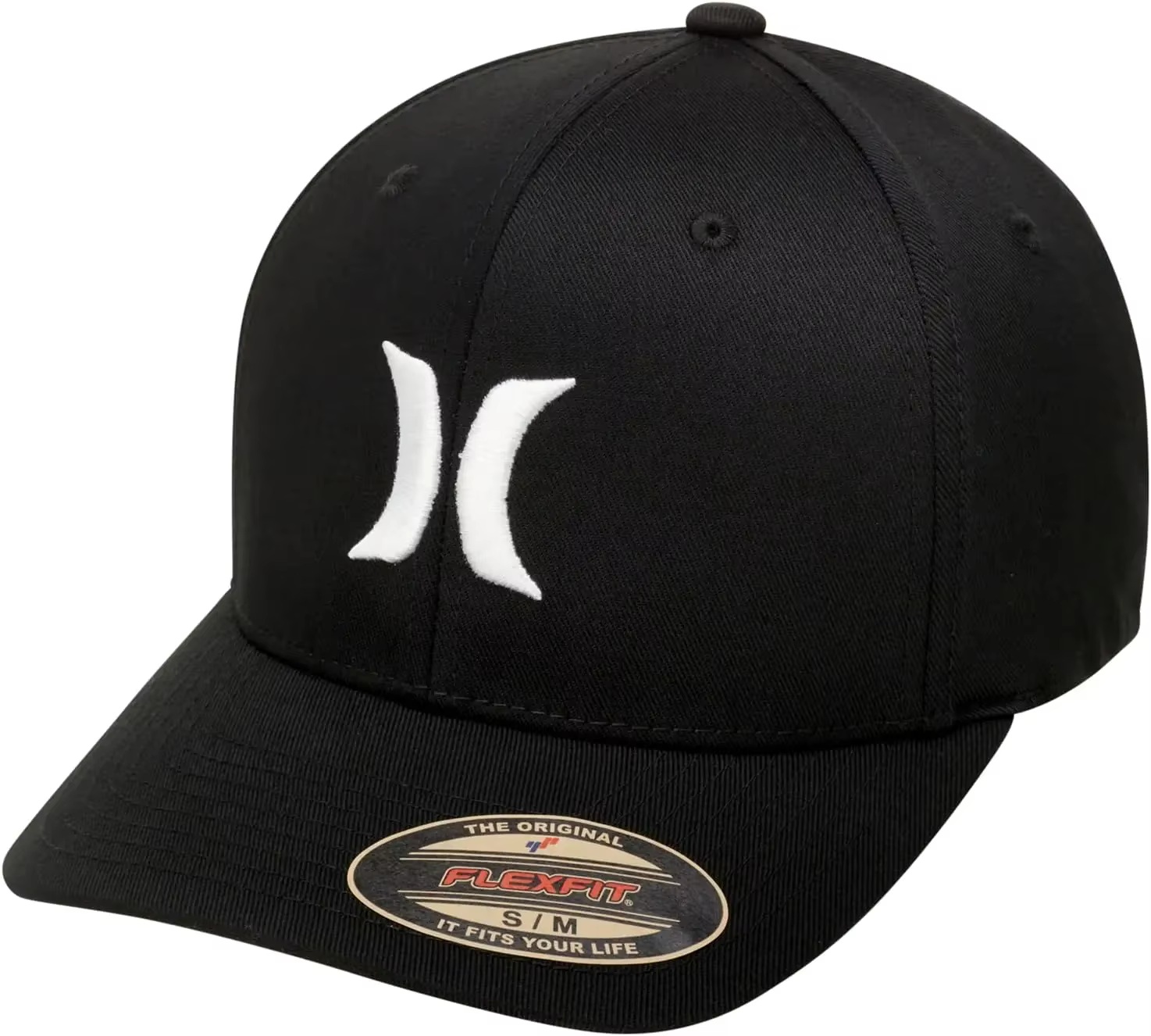 Casquette de baseball ajustée H-Hurley pour homme, avec logo brodé, en coton de haute qualité, tenda