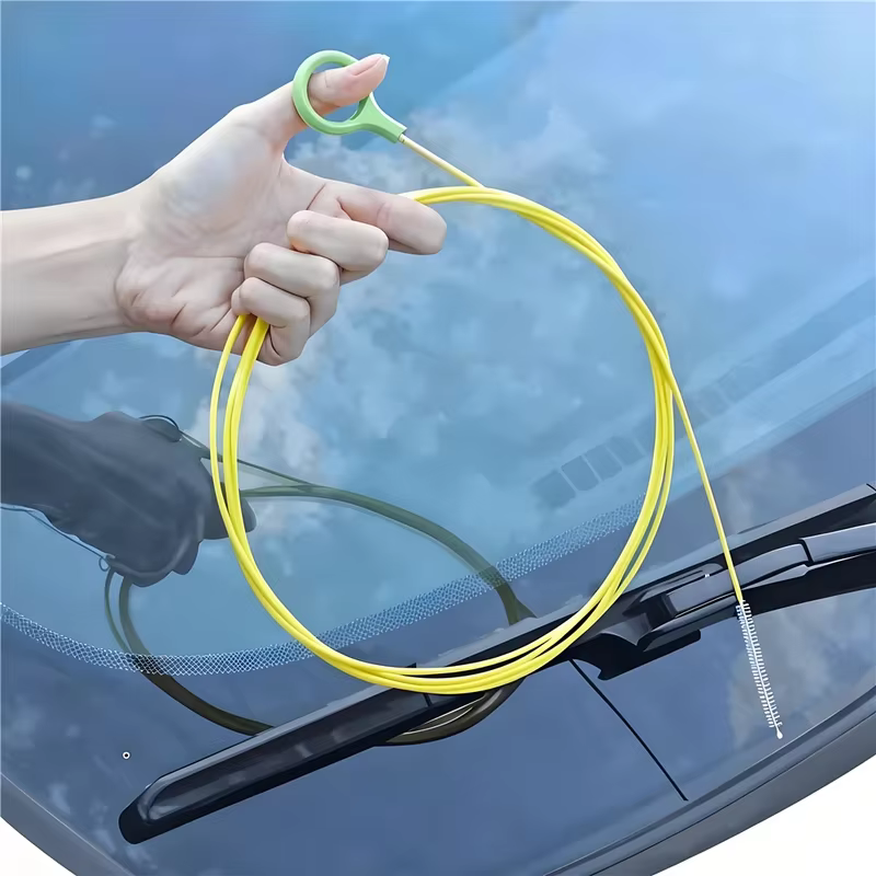 Brosse de nettoyage pour déboucheur de canalisations de voiture, tuyau long pour toit ouvrant de voi