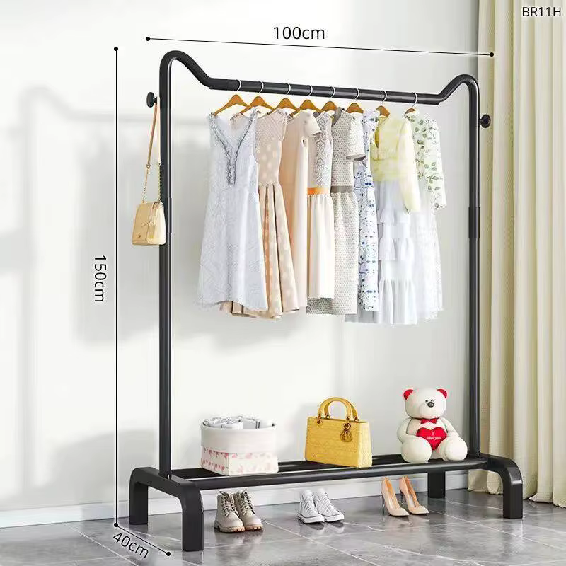 Porte-vêtements de balcon doré détachable, support à vêtements portable minimaliste pour entrée, acc