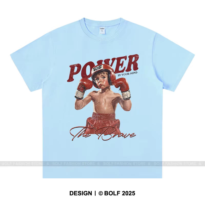 Boxe Gym Boy imprimé hommes femmes T-Shirt 100% coton surdimensionné graphique hauts t-shirts pour l