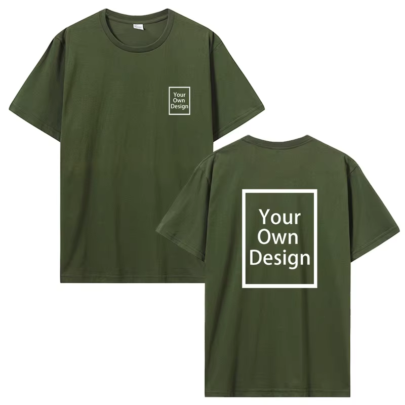 Coton personnalisé impression personnalisée à manches courtes T-shirt hommes haut pour femme t-shirt