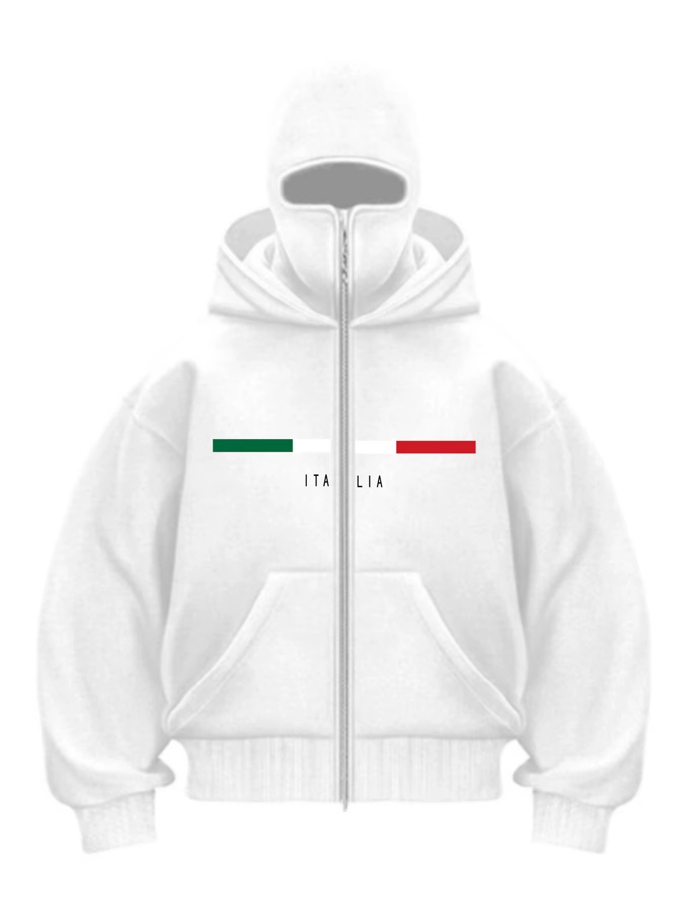Double chapeau cagoule à capuche mode Hip Hop hiver coupe-vent sweat Streetwear tendance ﻿ manteau d