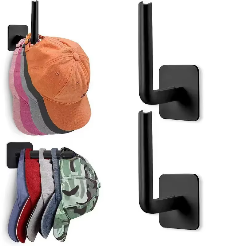 Étagère murale de type crochet pour casquettes de baseball, porte-chapeaux, rangement sans perçage, 