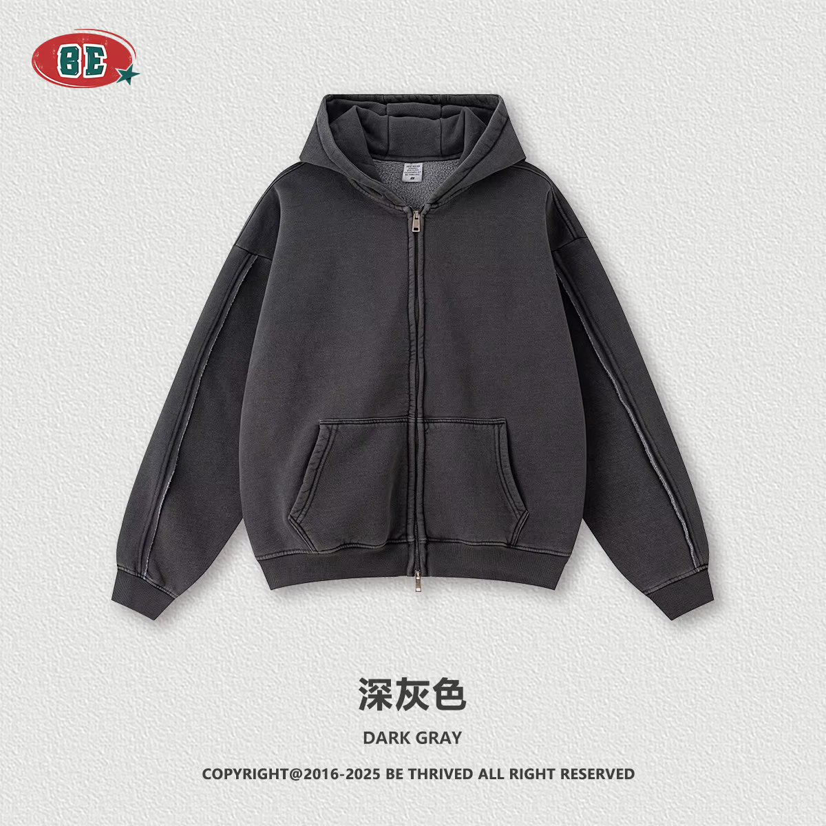 2025 automne hiver mode sweat à capuche polaire pour hommes fermeture éclair coton coupe tridimensio