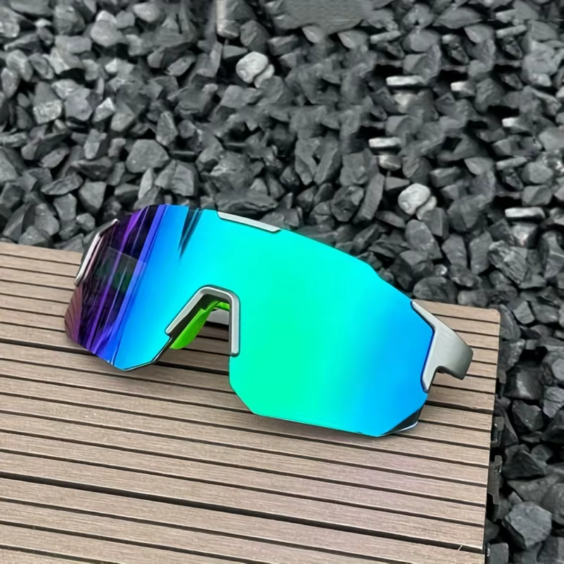Lunettes à grande monture pour hommes, Design intégré, lentille jaune vif Orange et monture noire, a