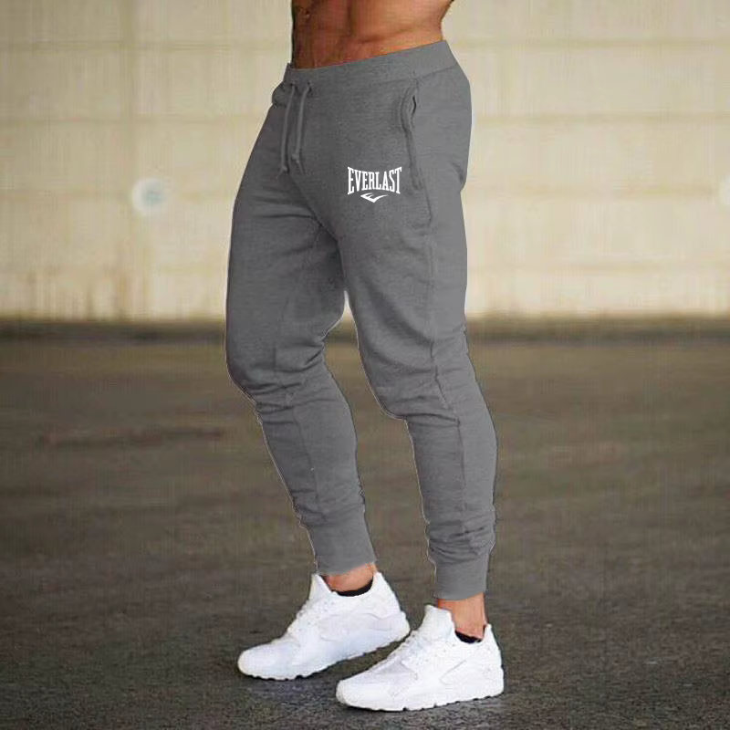 EVERLAST Pantalons de jogging imprimés écologiques pour hommes et femmes, pantalons de course d'auto
