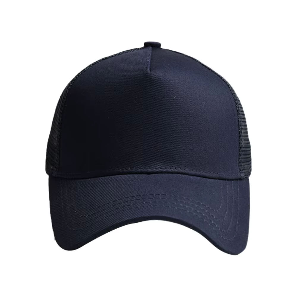 Chapeau de camionneur avec Logo brodé personnalisé, 5 panneaux, maille de coton, casquette de Baseba