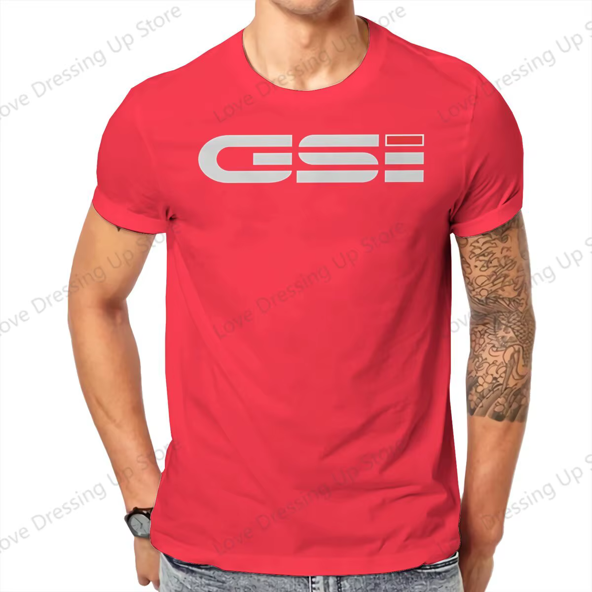 T-shirt graphique moto GS Opel Gsi pour hommes, vêtements en coton, grunge vintage, t-shirt Harajuku