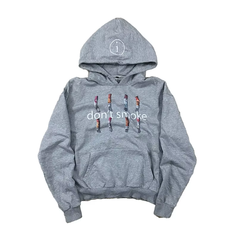 Y2K campagne sweat à capuche rétro fumée imprimé sweat hommes femmes nouveau à la mode Vintage class