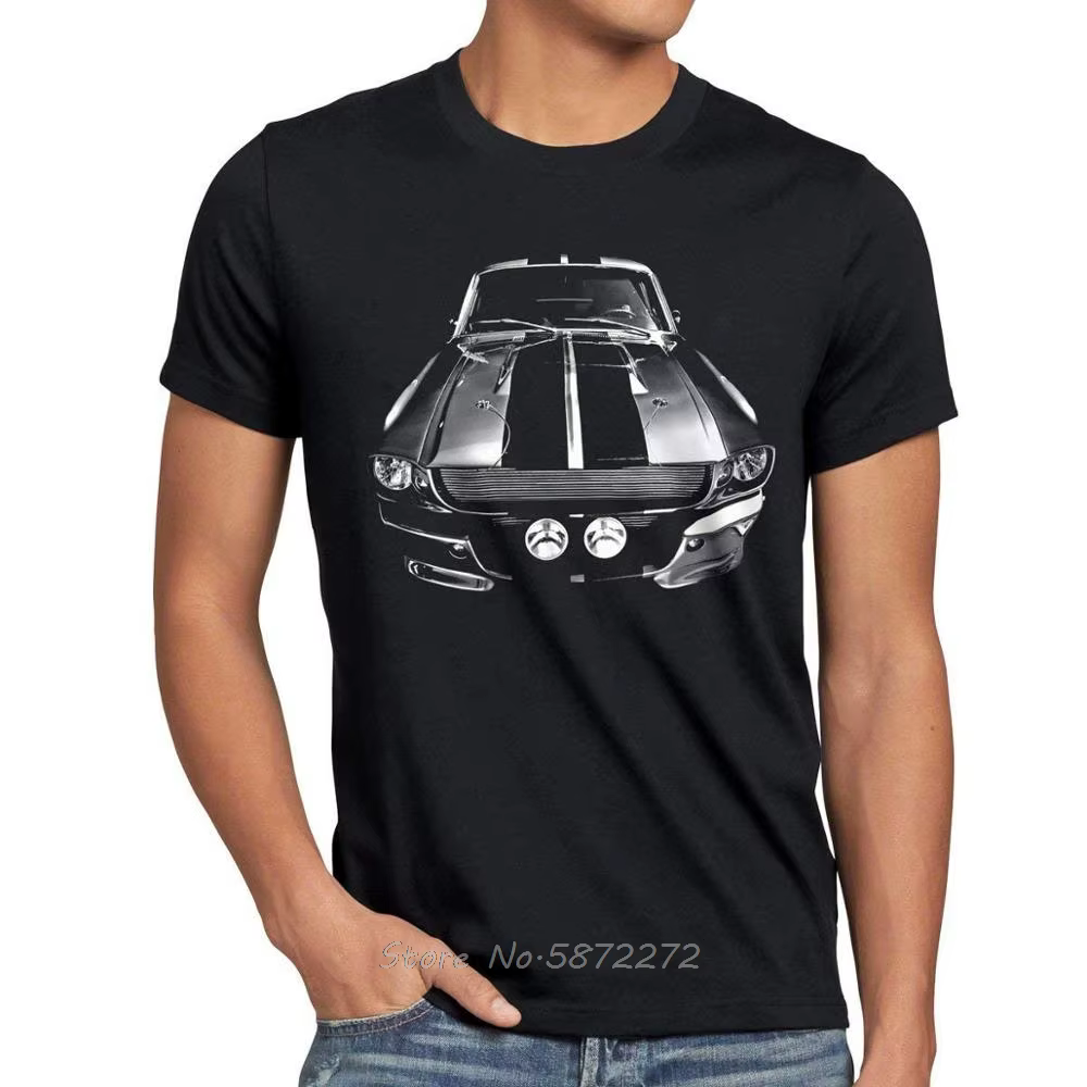Mode hommes coton col rond T-Shirt hommes été décontracté Eleanor T-Shirt hommes Muscle voiture Must