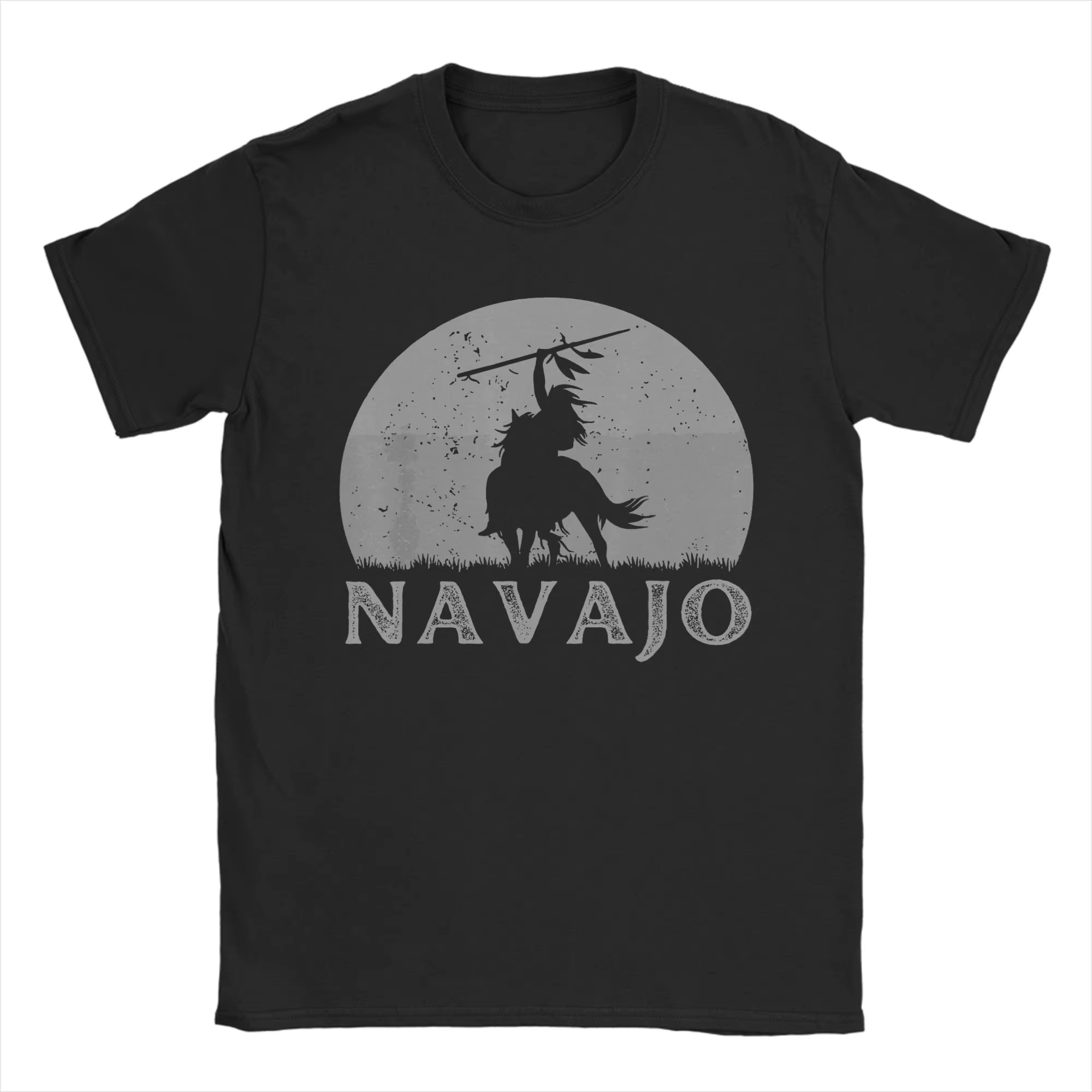 T-shirt d'été pour hommes, style Hip Hop, ample, à manches courtes, avec motif du peuple indien Nava