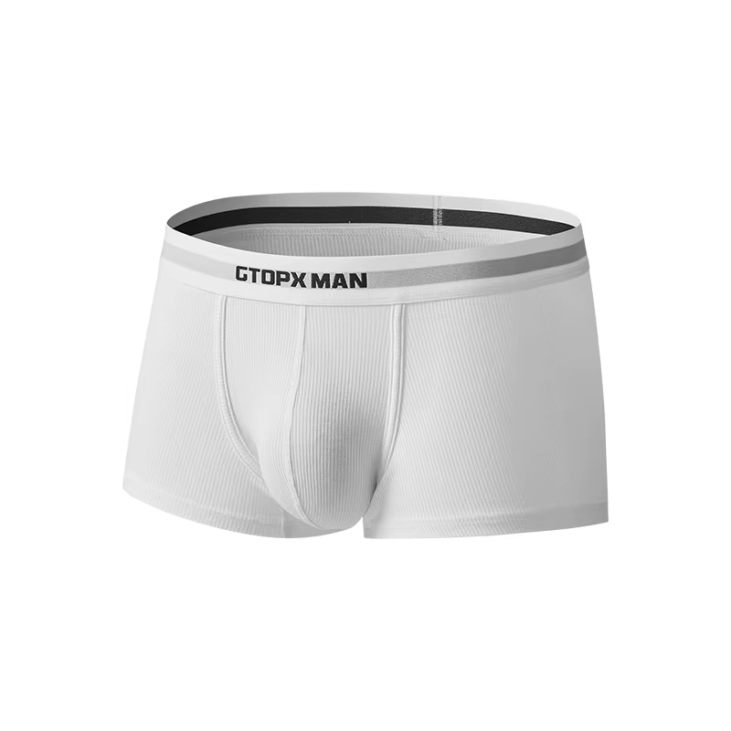 Boxer confortable respirant pour homme, sous-vêtement sexy, culotte en modal, de haute qualité