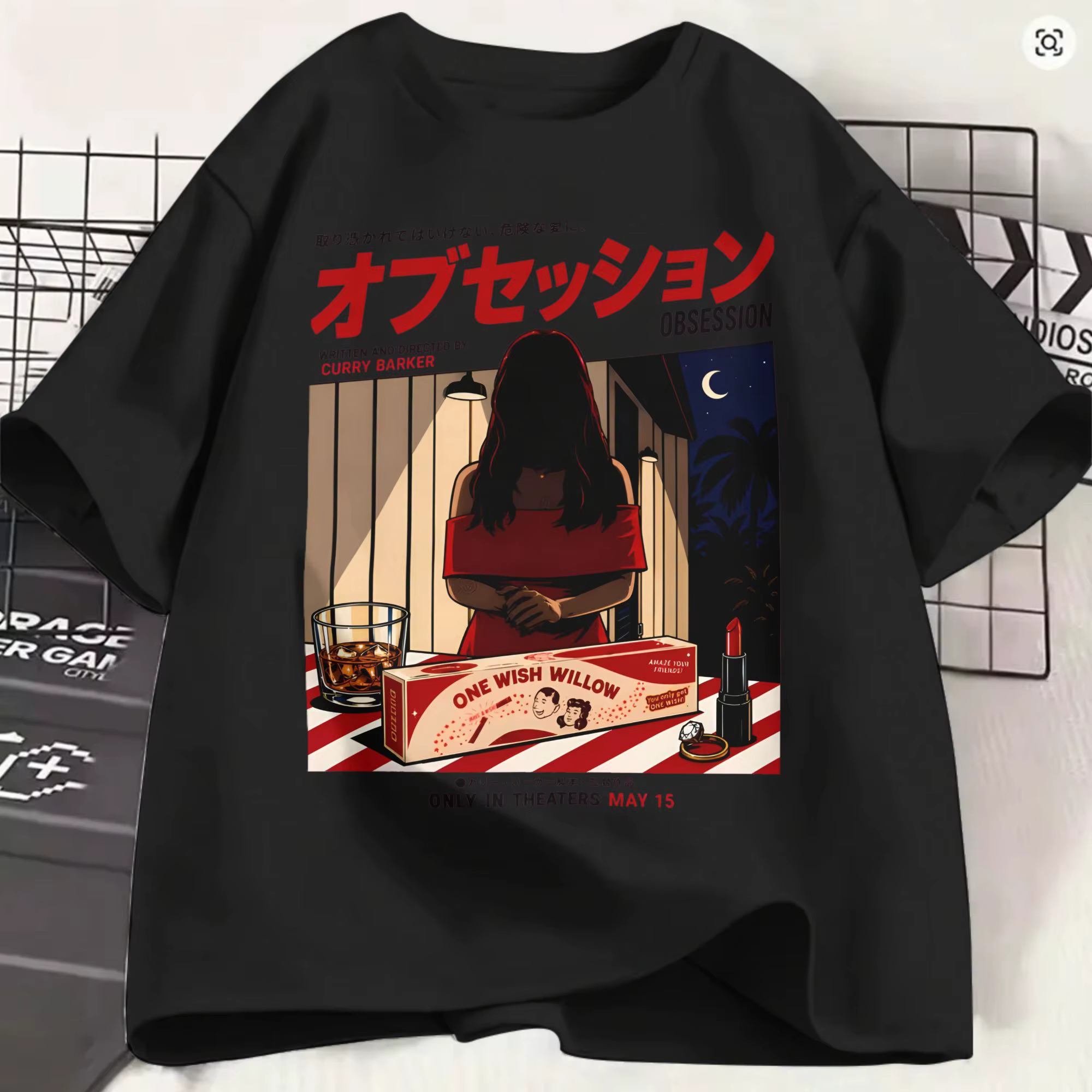 T-shirts pour hommes Obsession Movie 2026, hauts en pur coton, t-shirt drôle à manches courtes et co