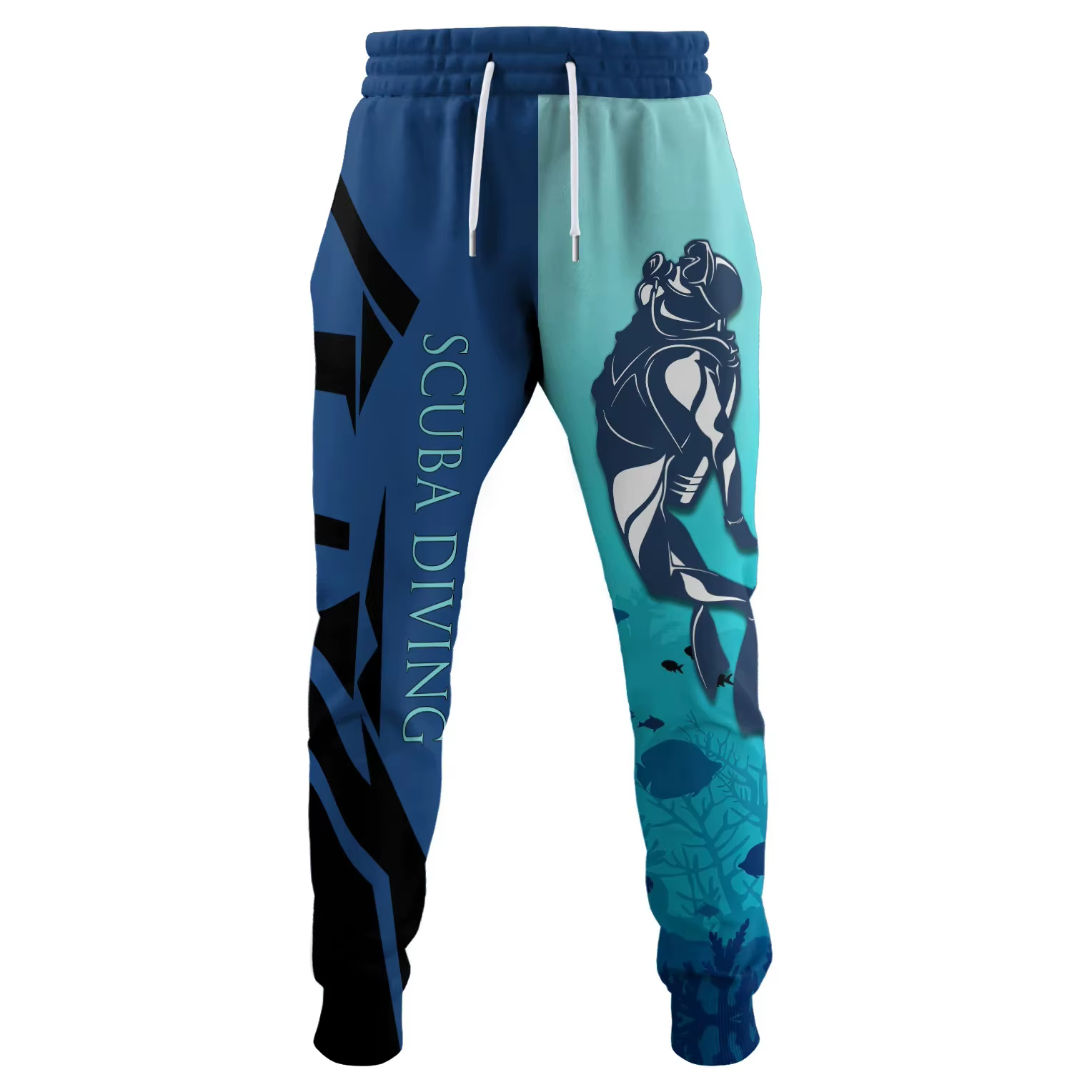 Plongée sous-marine nom personnalisé 3D partout imprimé hommes pantalons de survêtement automne mode