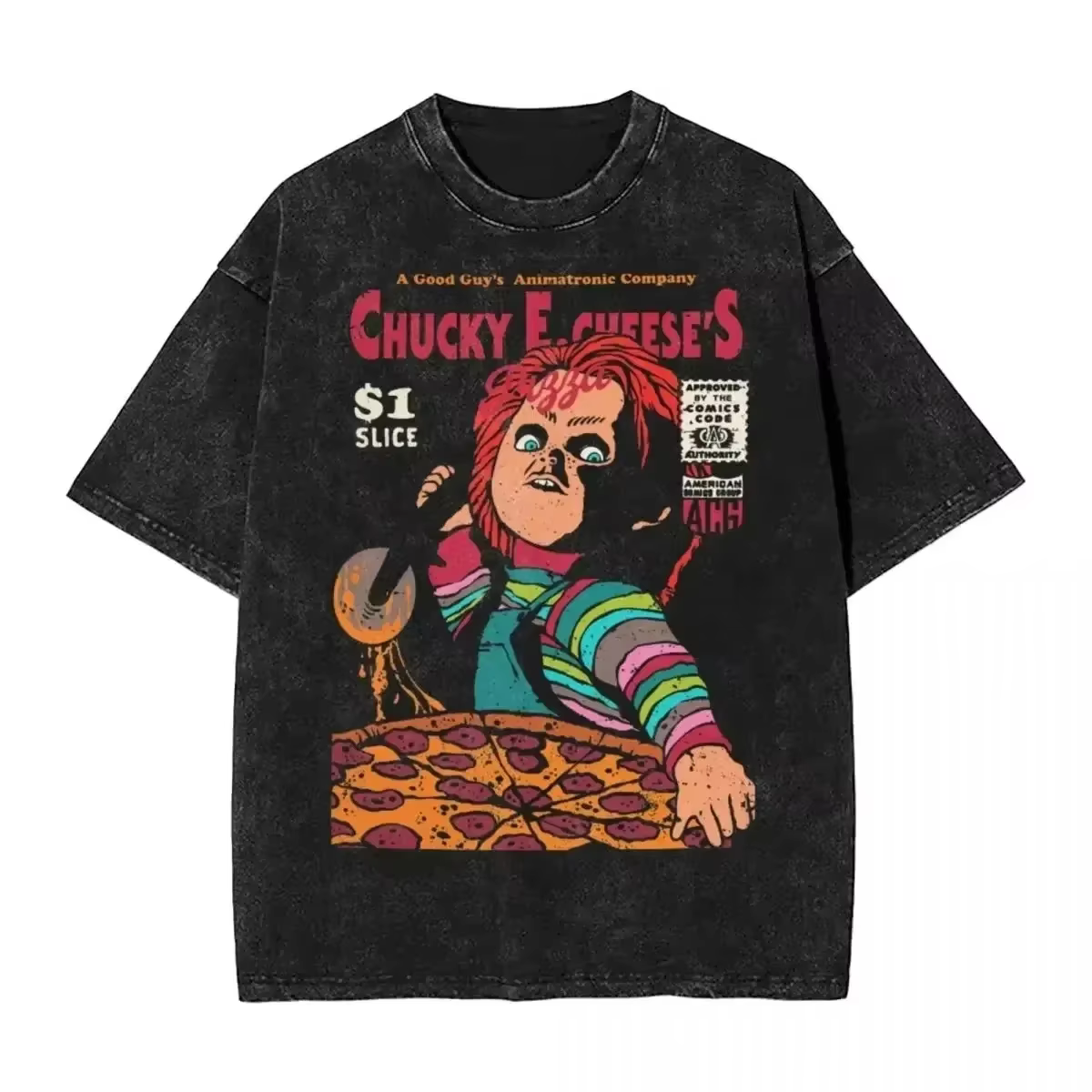 2025 japonais Anime Vintage lavé parfait t-shirt hommes femmes mode décontracté col rond coton à man