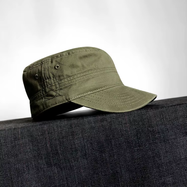 Casquette plate en coton de couleur unie pour hommes et femmes, taille unique, casquette à visière f