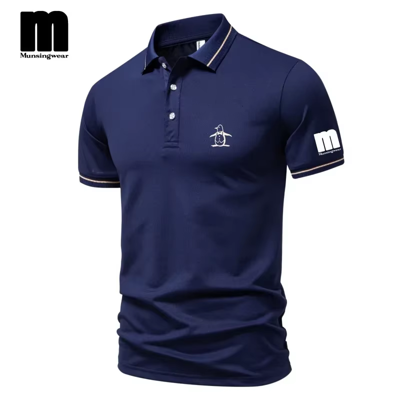 Vêtements de golf 2026 – Nouvelle collection été – Polo de golf de luxe à séchage rapide, haut de ga