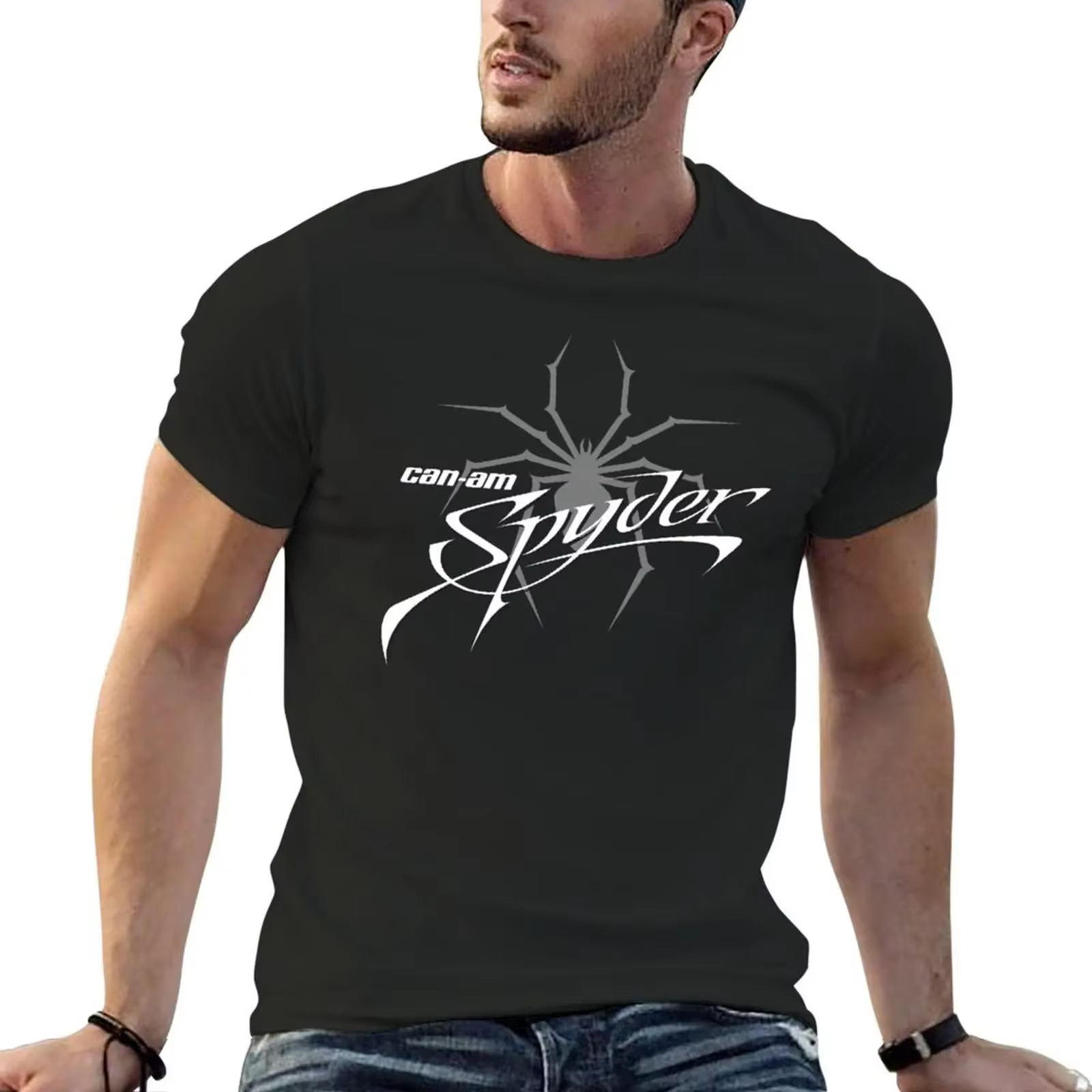 Can Am Spyder T-Shirt personnalisé coutumes t-shirts graphiques pour hommes à séchage rapide