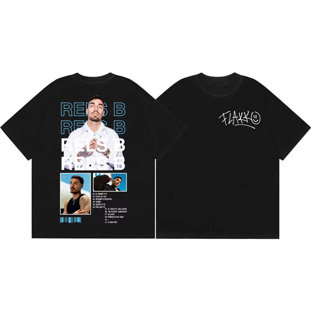 T-shirts de merchandising de l'album Rels B Love Love Flakk pour hommes et femmes, vêtements de mode