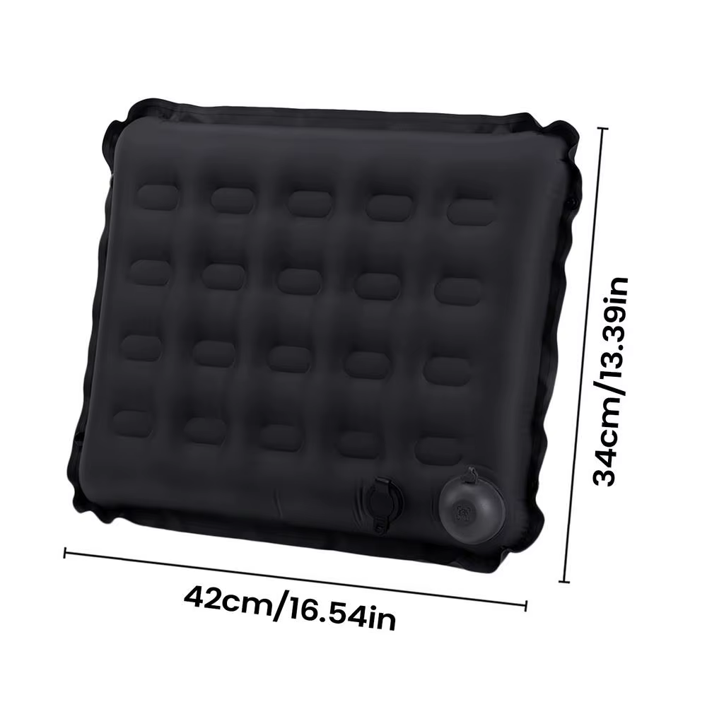 Coussin de siège de stade avec bande réfléchissante, support auto-gonflant, coussin de siège de stad