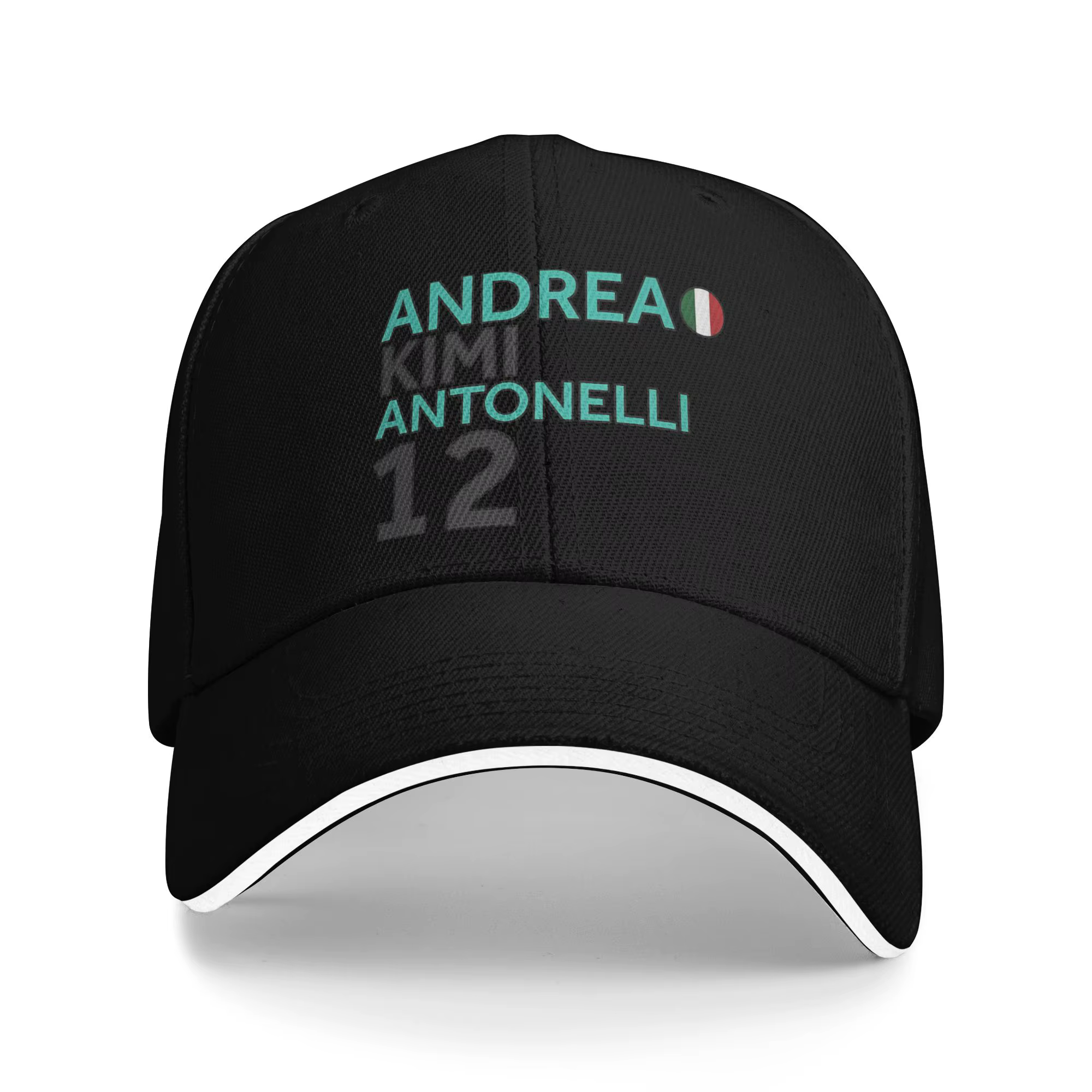 Casquette de baseball Andrea Kimi Antonelli pour homme adulte, personnalisable DIY, style trucker, d
