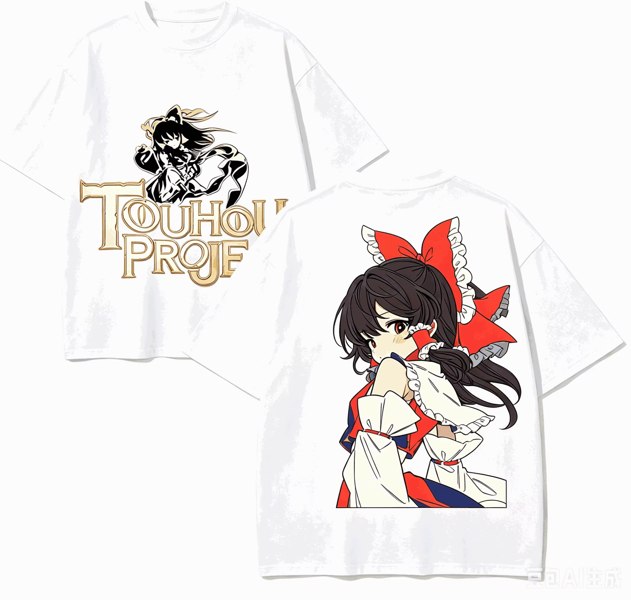 T-shirt en coton Touhou Project, vêtements personnalisés, nouveau modèle, t-shirt Anime, vêtements t