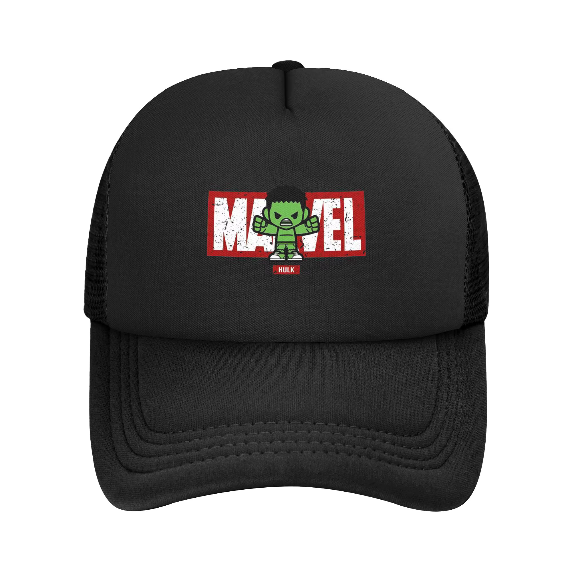 Casquette de camionneur Hulk Kawaii Y2K Streetwear, unisexe, respirante, en maille, style course, po