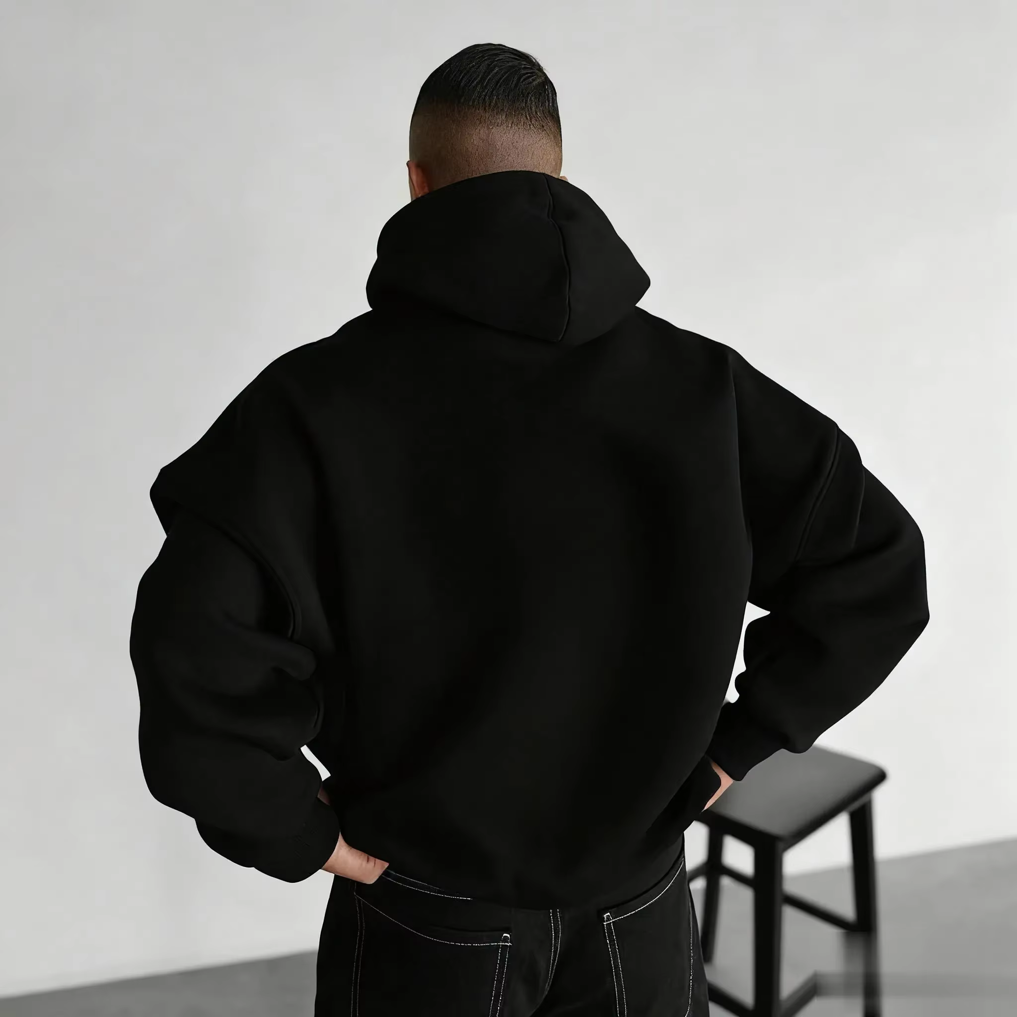 Sweat à capuche pour hommes et femmes, une pièce, graphique Chopper, Streetwear, surdimensionné, déc