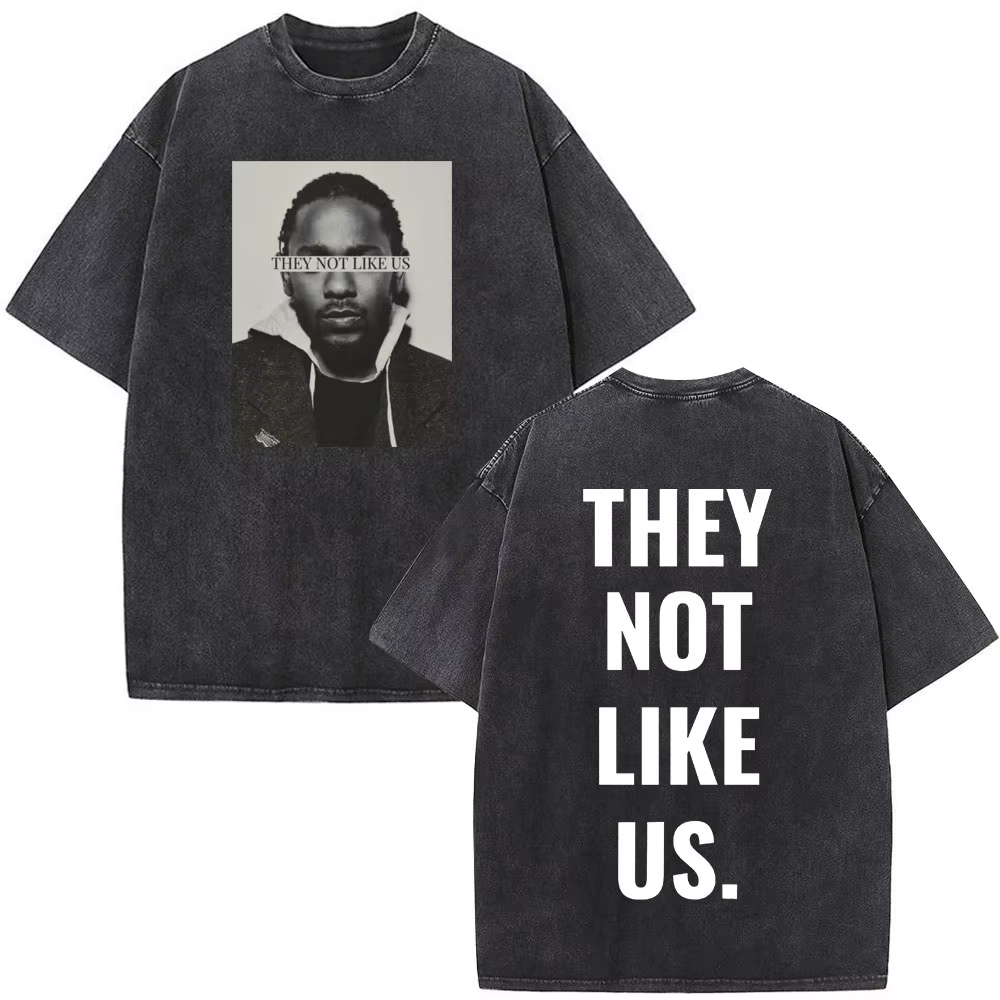 Lavé Vintage rappeur Kendrick Lamar Album Merch T-shirts vêtements pour hommes Hip Hop rétro surdime