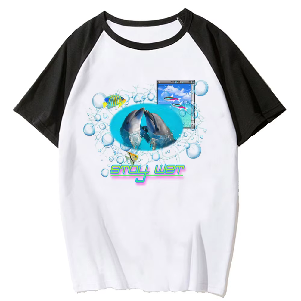 Frutiger Aero chemise adolescent Grunge classique années 80 numérique harajuku chemise Vintage année