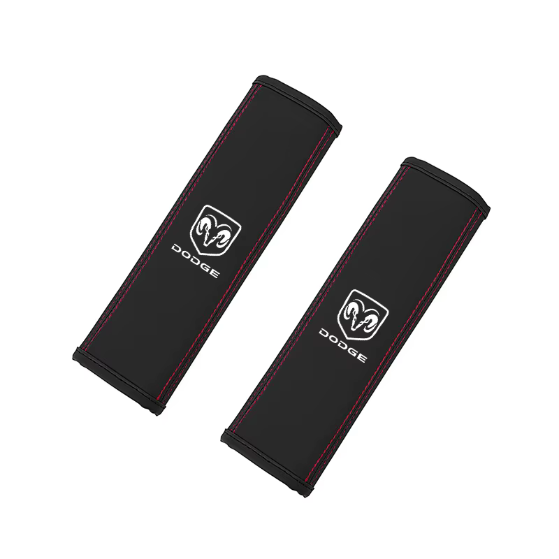 Coussin de ceinture de sécurité de voiture, protection d'épaule en cuir, accessoires pour Dodge Chal