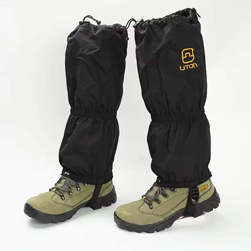 Leggings de ski anti-neige et anti-sable pour hommes et femmes, couvre-jambes, chaussures, extérieur