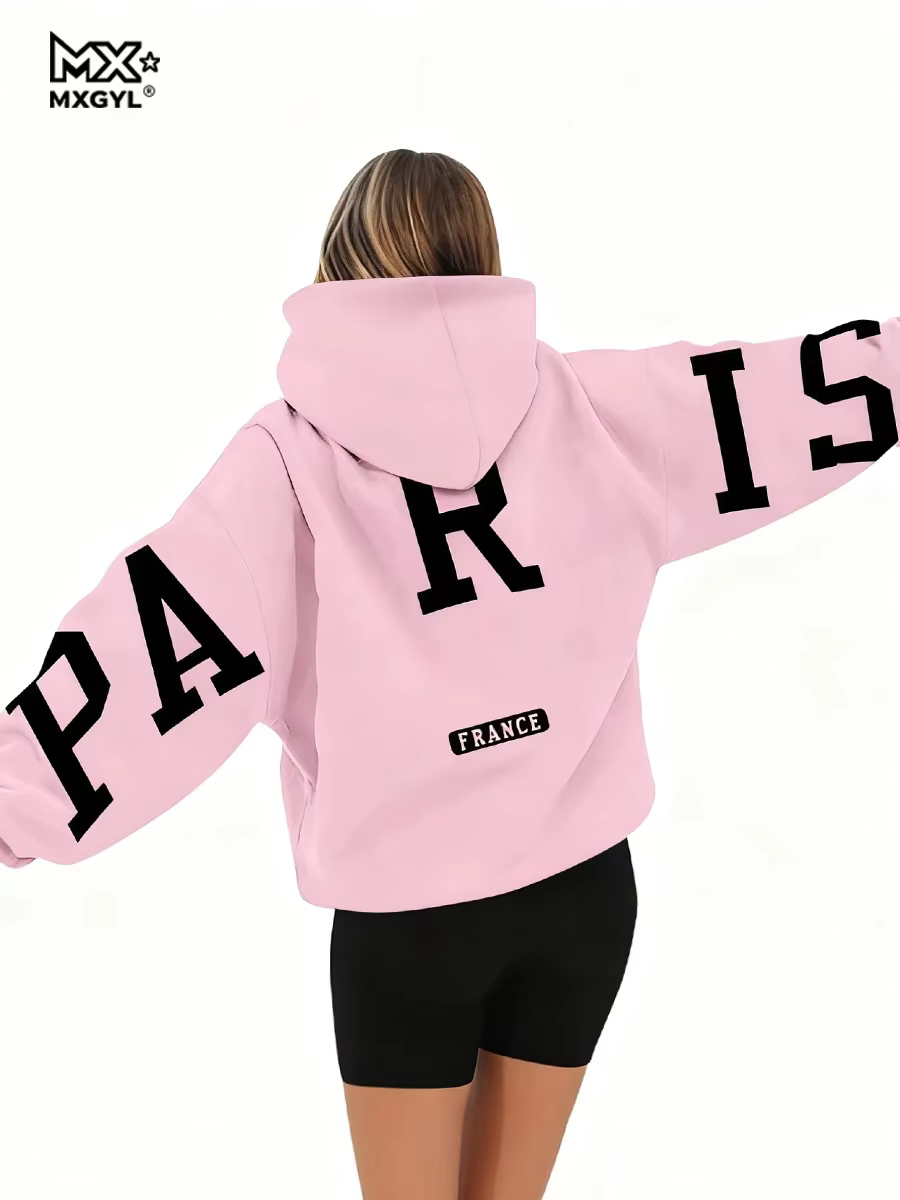 Sweat à capuche décontracté ample pour homme, style streetwear unisexe, idéal pour l'automne et l'hi
