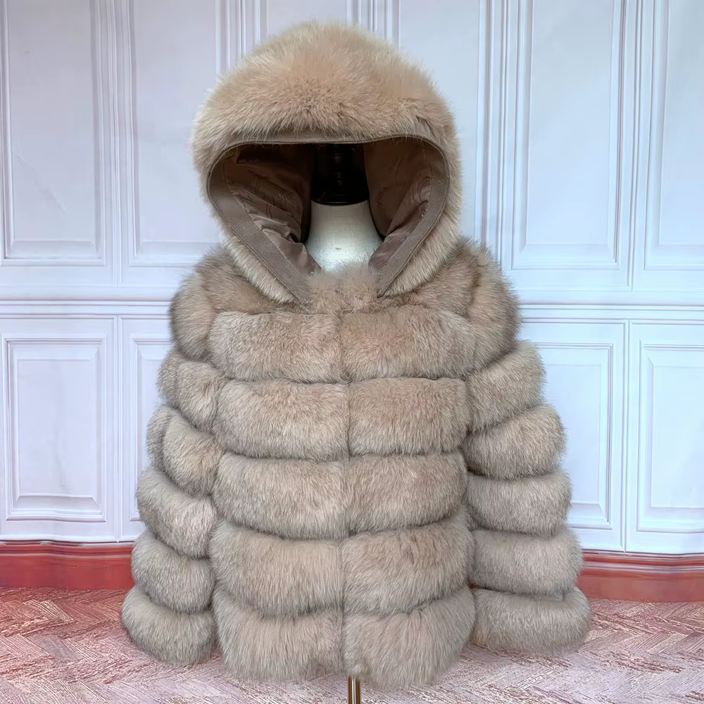 Manteau de fourrure femmes manteaux d'hiver pardessus femme vestes de fourrure pour femmes manches l