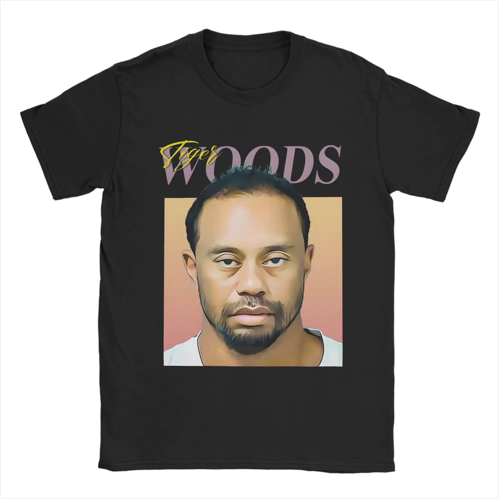 T-shirt Tiger Woods Not Involved, t-shirts d'été en coton pour adultes, t-shirt décontracté à manche