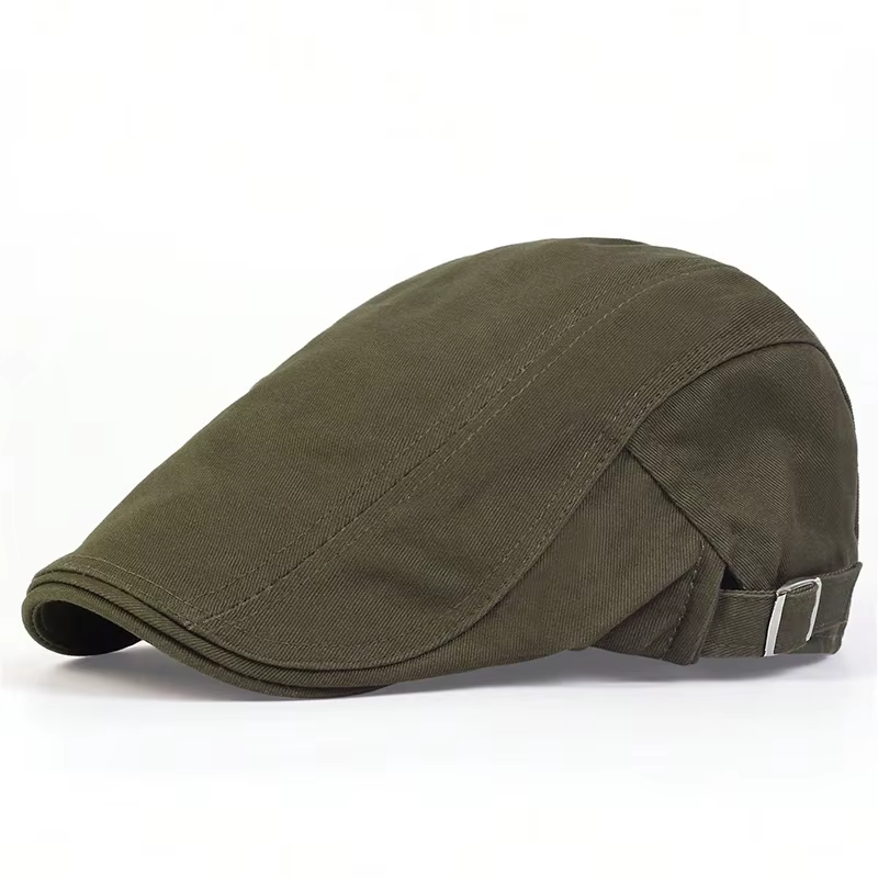 Bérets de couleur unie pour hommes, casquette de journal, chapeaux de peintre britannique Hip Hop, c