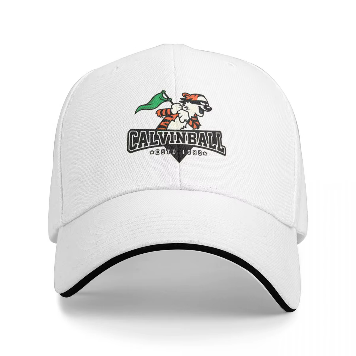 Casquette de baseball drapeau calvin et hobbs | -F- |   Casquette homme marque homme femme
