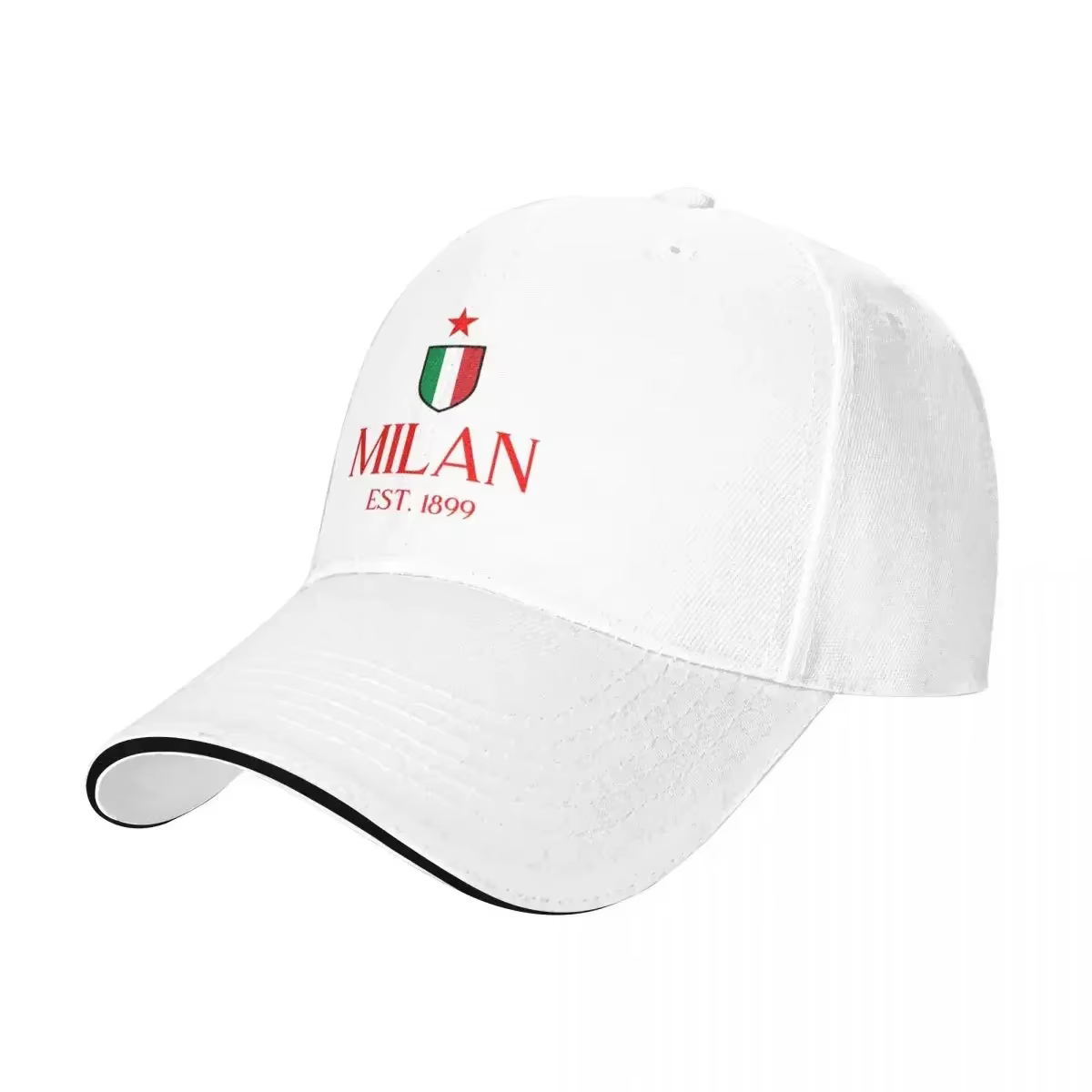 Casquette de Baseball rouge Milan, chapeau de camionneur, Protection Uv, chapeau solaire d'été, casq