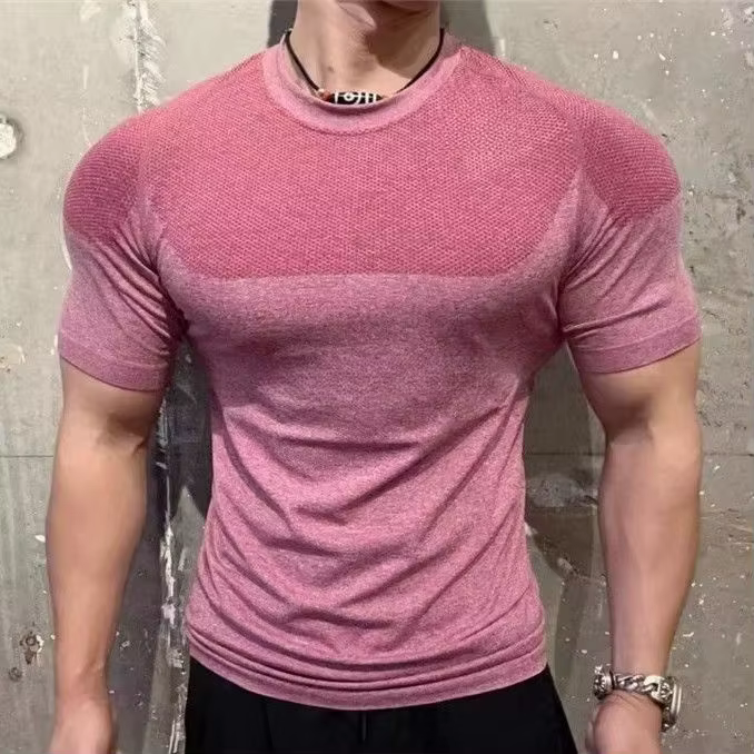 T-Shirt d'entraînement à manches longues pour hommes, haut athlétique respirant pour l'entraînement 