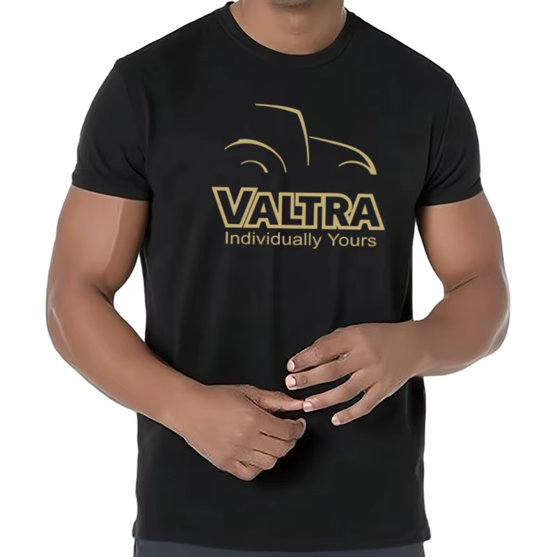 Hommes t-shirt Valtra tracteur été coton à manches courtes hommes T-shirts hauts LH-363