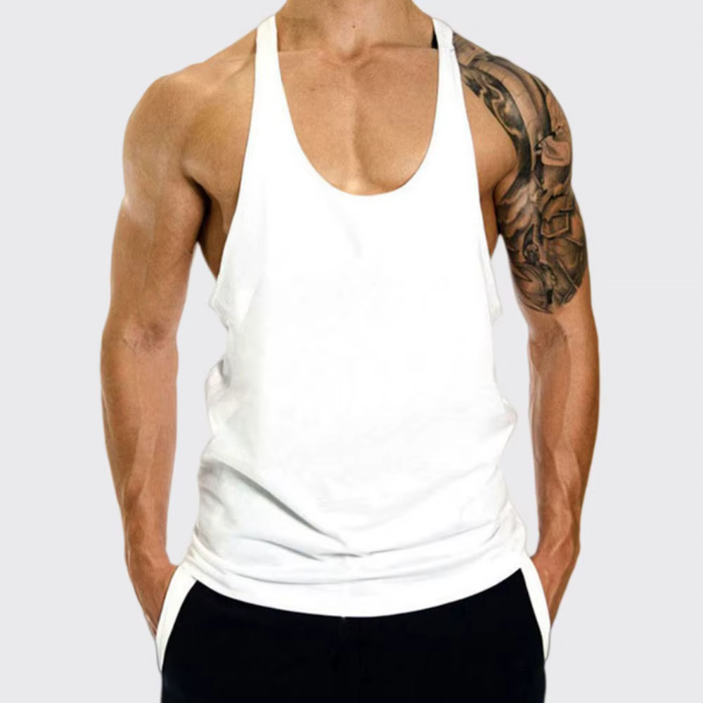 Débardeurs d'été pour hommes, t-shirt sans manches pour la gym, gilet de basket-ball à séchage rapid