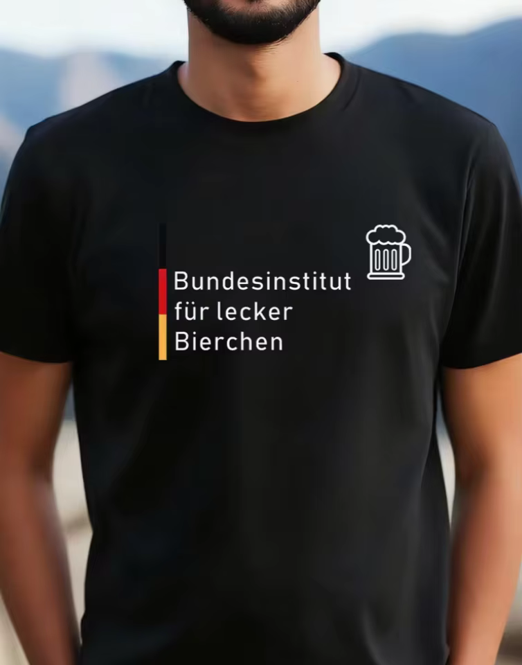 T-shirt humoristique pour hommes sur le thème de la bière allemande, à séchage rapide, respirant, po