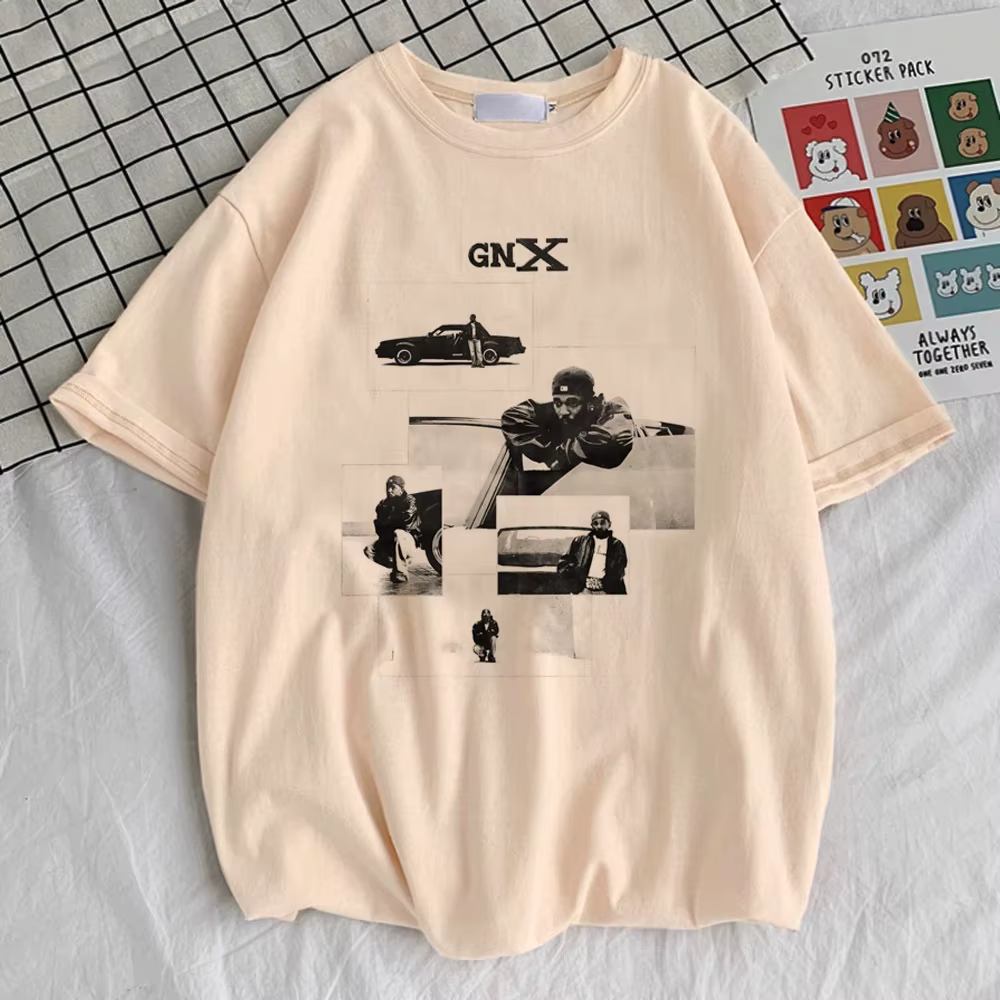 Kendrick Lamar Lammar chemise femmes 80s streetwear femmes graphique harajuku numérique top t-shirts